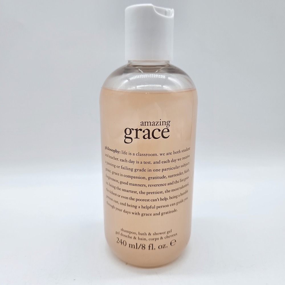 Philosophy Amazing Grace Perfumed Shampoo, Bath & Shower Gel 8 fl oz NEW Sealed